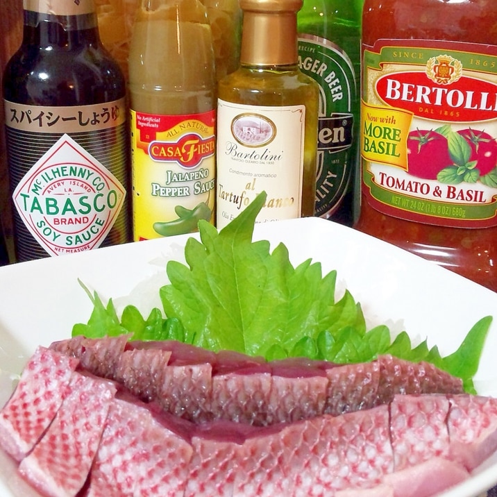 はちびき 赤鯖 の湯引き ワサビ醤油で レシピ 作り方 By ゆうsaien 楽天レシピ
